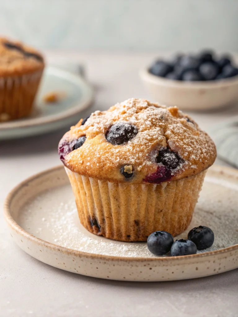 almond flour blueberry muffins