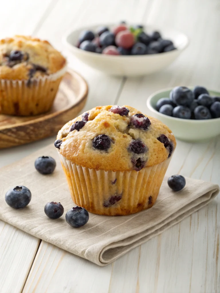 blueberry protein muffins