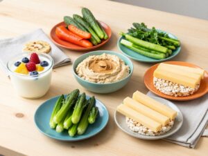 low-fat snack ideas for school lunches