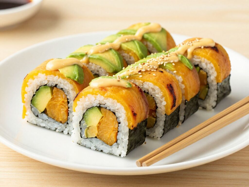 sweet potato roll sushi
