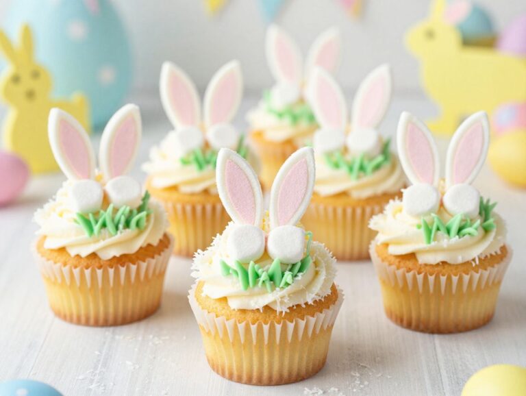 bunny butt cupcakes