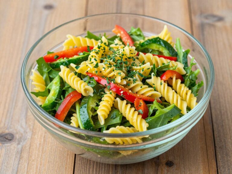 low carb pasta salad
