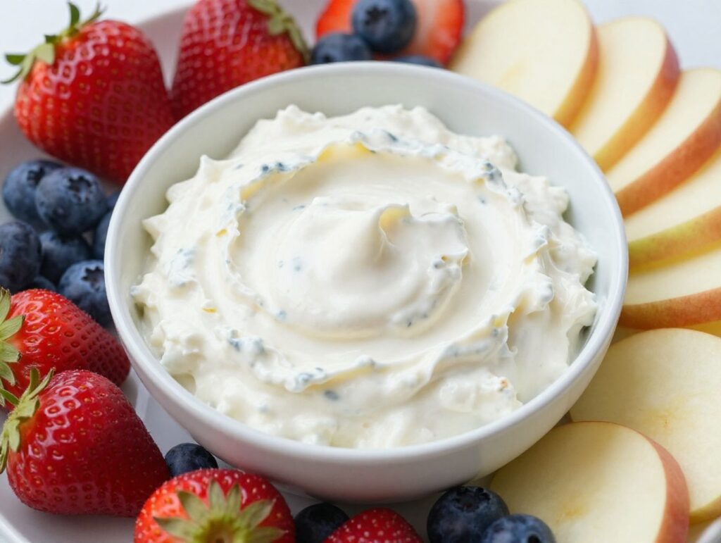 cream cheese fruit dip without marshmallow