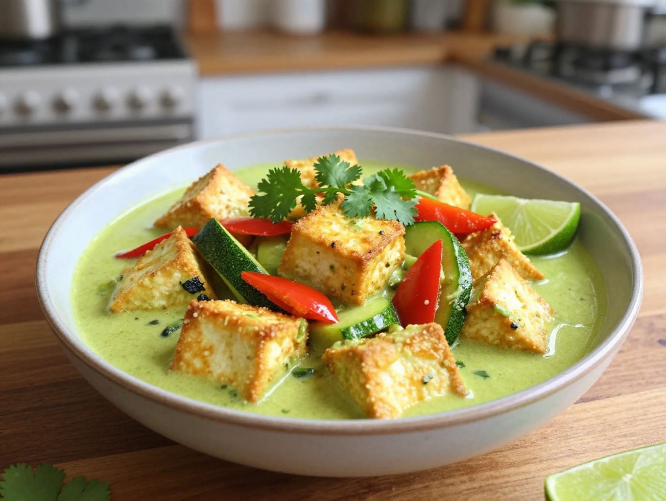 green curry tofu recipe