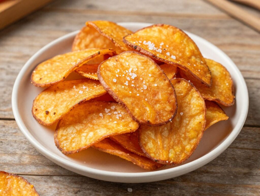 how do you make sweet potato chips in the oven