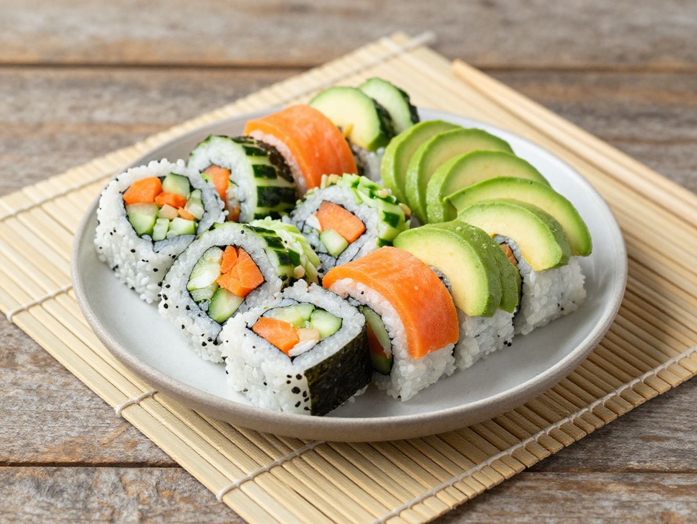 how to make vegetable roll sushi