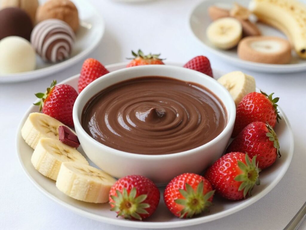 how to make chocolate dipping sauce for strawberries