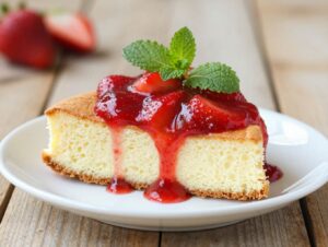 how to make strawberry sauce for angel food cake