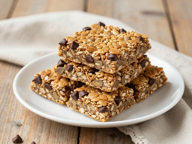 homemade gluten free granola bars