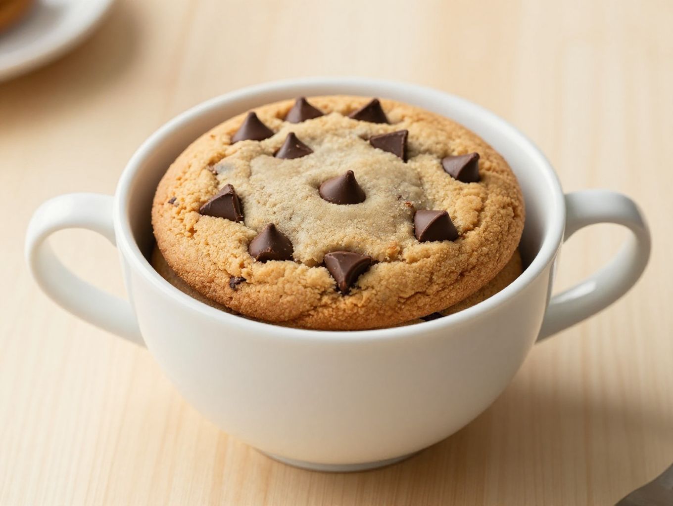chocolate chip mug cookies